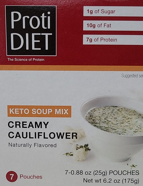 Proti diet - soupe keto crème de chou-fleur
