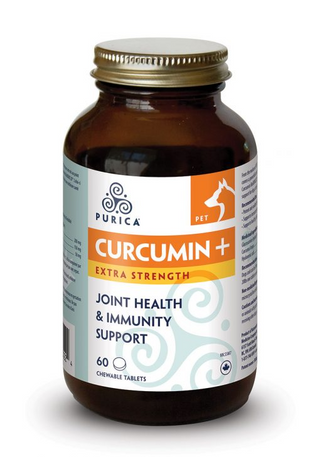Purica - pet  curcumin+   60 c. à mâcher.