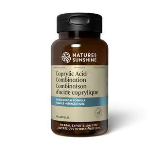 Nature's sunshine - acide caprylique combinaison - 90 caps.