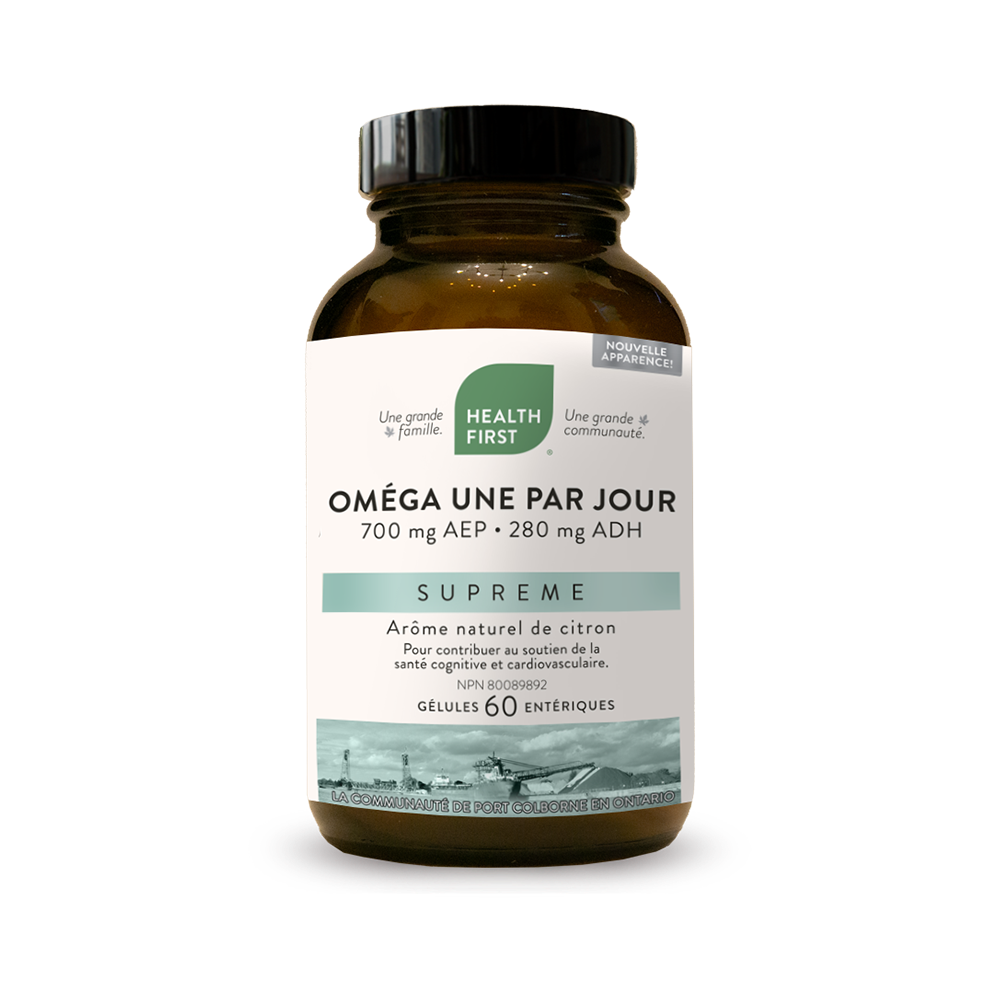 Health first - omega supreme une par jour 1400 mg