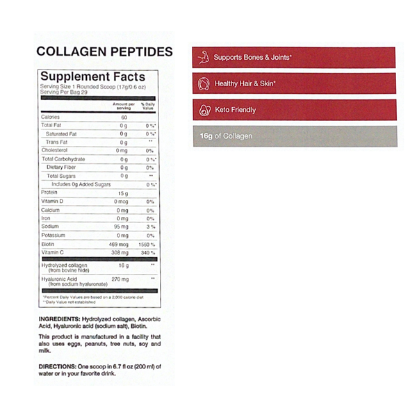 Proti diet -  collagène poudre de peptides - 500g