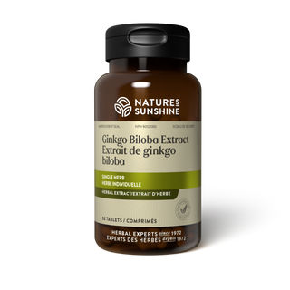 Nature's sunshine - extrait  de ginkgo biloba - 30 comp..
