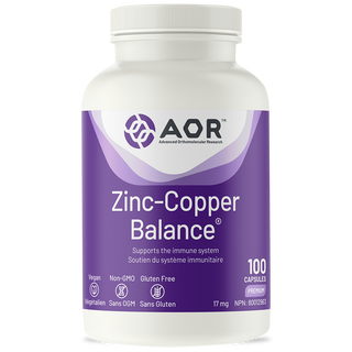 Aor - equilibre zinc-cuivre - 100 caps