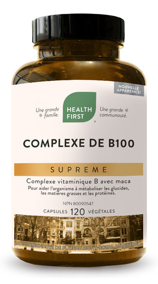 Health first - b-100 suprême plus maca - énergie