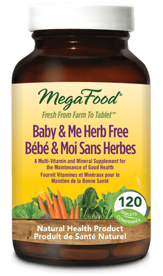 Megafood - bébé & moi sans herbes 120 c