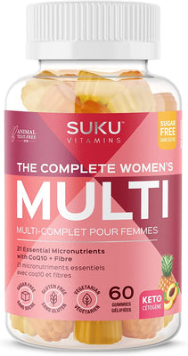 Suku - multi-complet pour femmes / peche ananas - 60 gélifiés