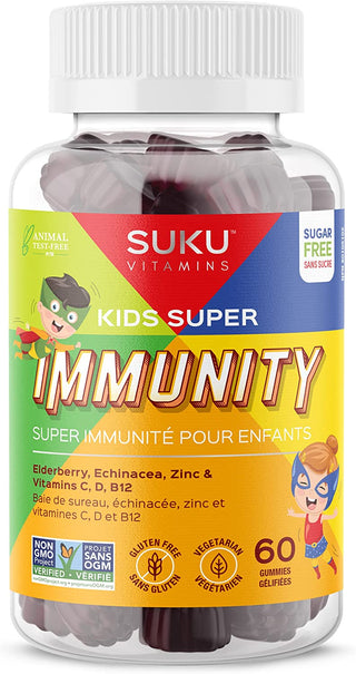 Suku - super immunité enfants / super orange - 60 gélifiés