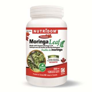 Nutridom - feuilles de moringa 500mg - 120 vcaps