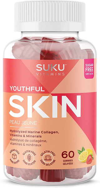 Suku - peau jeune / fraise et citron - 60 gélifiés