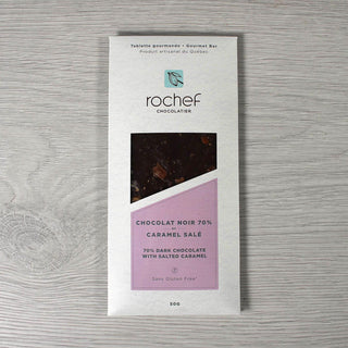 Rochef Chocolat Noir 70% et Caramel Salé
