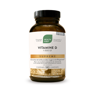 Health first - vitamine d suprême 1000ui - 180 comp.