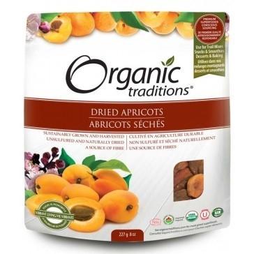 Abricots Séchés -Organic Traditions -Gagné en Santé