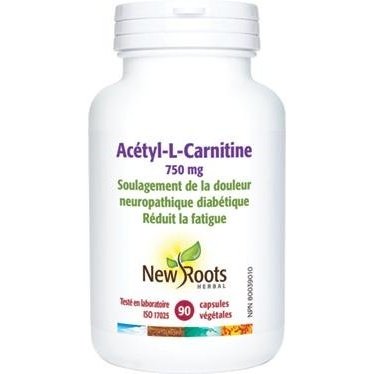 Acetyl-L-Carnitine -New Roots Herbal -Gagné en Santé