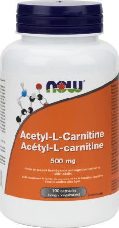 Acétyl-L-Carnitine -NOW -Gagné en Santé