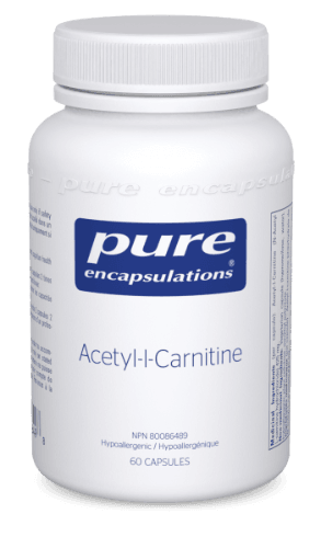 Acetyl-l-Carnitine -Pure encapsulations -Gagné en Santé