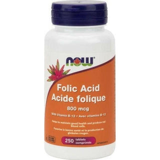 Acide folique -NOW -Gagné en Santé