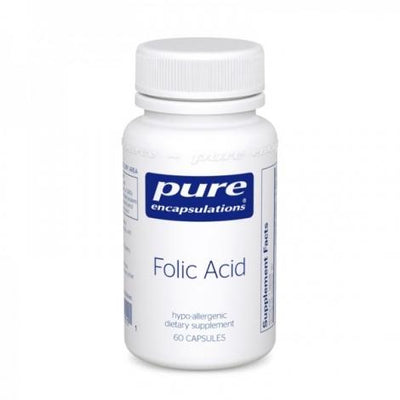 Acide Folique -Pure encapsulations -Gagné en Santé