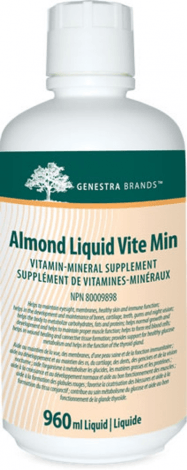 Almond Liquid Vite Min -Genestra -Gagné en Santé