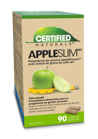 AppleSlim Polyphénols de pomme -Certified Naturals -Gagné en Santé