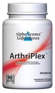 ArthriPlex pour l'Ostéo-arthrite -Alpha Science -Gagné en Santé