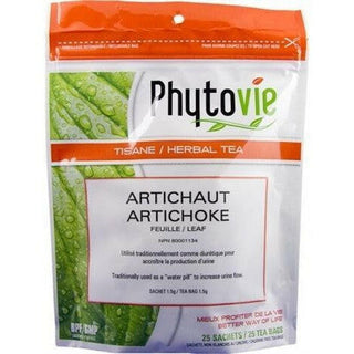 Phytovie - tisane thérapeutique artichaut - 25 sachets.