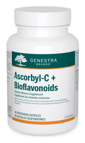 Ascorbyl C + Bioflavonoids -Genestra -Gagné en Santé