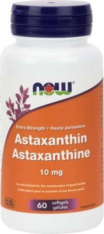 Astaxanthine 10 mg (gélules) -NOW -Gagné en Santé