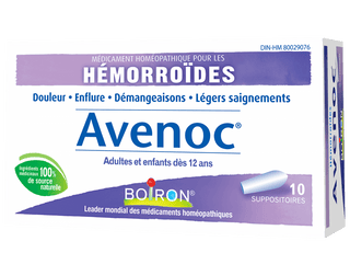 Avenoc - Suppositoire pour Hémorroïdes -Boiron -Gagné en Santé
