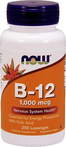B-12 + Acide Folique -NOW -Gagné en Santé