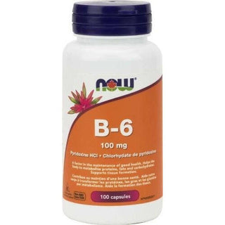 B-6 100 mg -NOW -Gagné en Santé