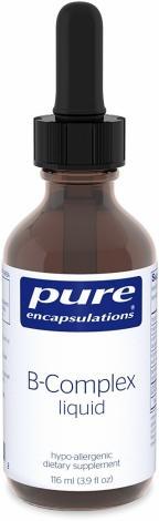 B-Complex Liquid -Pure encapsulations -Gagné en Santé