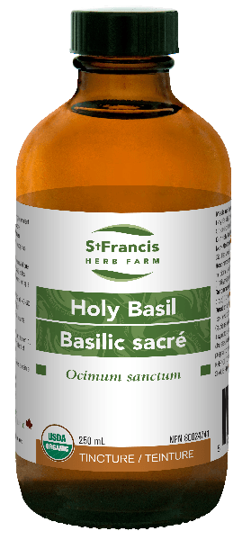 Basilic Sacré (Teinture) -St Francis Herb Farm -Gagné en Santé
