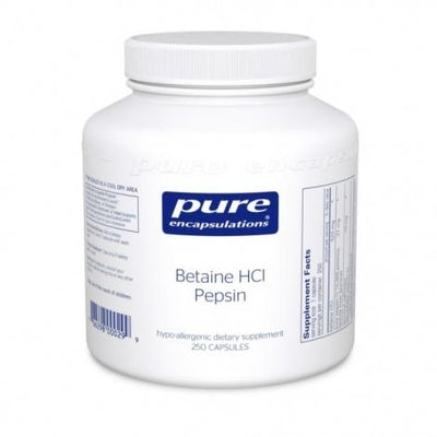 Betaine HCI Pepsin -Pure encapsulations -Gagné en Santé