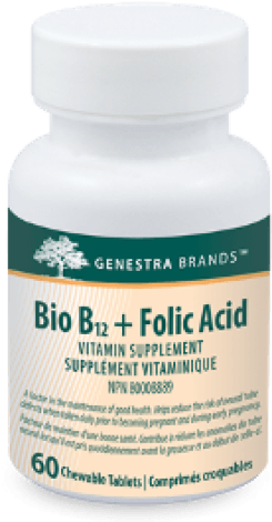 Bio B12 + Acides Folique -Genestra -Gagné en Santé