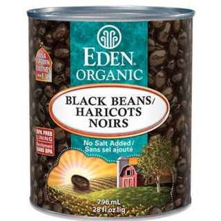 Bio haricot noir 796 ml -Eden foods -Gagné en Santé