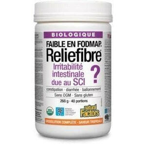Biologique Reliefibre -Natural Factors -Gagné en Santé