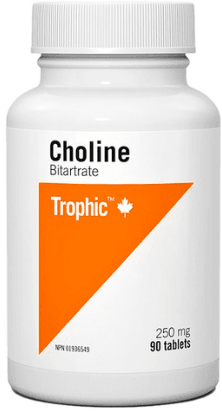 Bitartrate de Choline -Trophic -Gagné en Santé