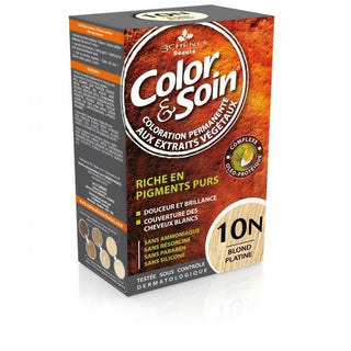 Color & soin - colorations 10n blond platine 135 ml.
