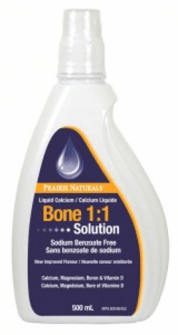 Bone 1:1 Solution Liquide -Prairie Naturals -Gagné en Santé