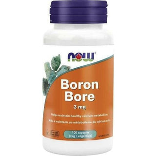 Bore 3 mg -NOW -Gagné en Santé