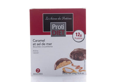Bouchée Croustillante Protéinée Caramel Salé -Proti diet -Gagné en Santé