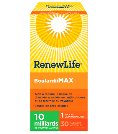 Boulardii Max 30 caps -Renew Life -Gagné en Santé