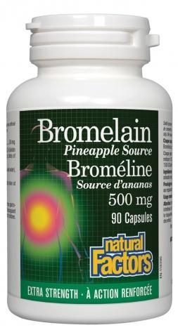 Bromeline Extra Fort -Natural Factors -Gagné en Santé