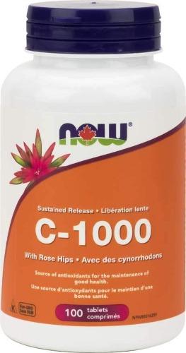 C-1000 - Vitamine -NOW -Gagné en Santé