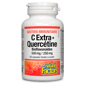 Natural factors C extra+ quercétine, 250 mg · 60 caps
