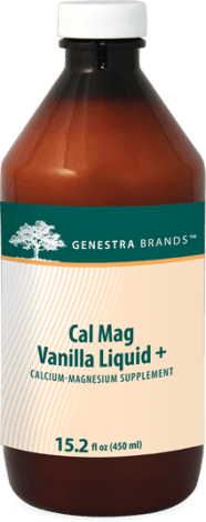 Cal Mag Vanilla Liquid + -Genestra -Gagné en Santé
