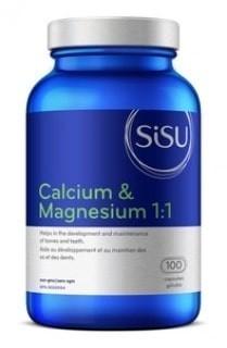 Calcium & Magnésium 1:1 avec D3 -SISU -Gagné en Santé