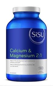 Calcium & Magnésium 2:1 avec D2 -SISU -Gagné en Santé