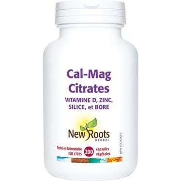 Calcium-Magnésium -New Roots Herbal -Gagné en Santé