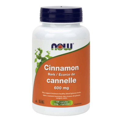 Cannelle 600 mg -NOW -Gagné en Santé